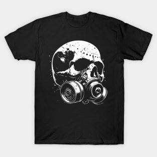 skull gasmask T-Shirt